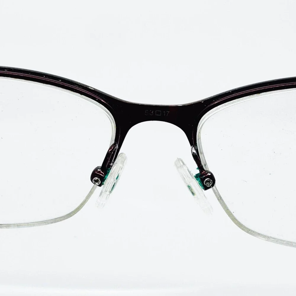 Kay Unger Eyeglasses Womens Brown Semi-Rimless K180 53-17-135